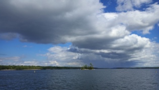 Stormy sky, Kilcoursey Bay